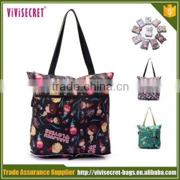 vivisecret 2015 fancy colorful promotional nylon shopping bag