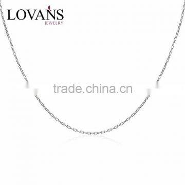 925 sterling silver chain beaded necklace