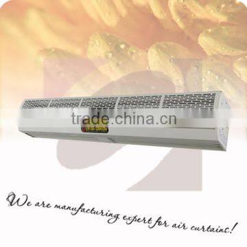 Cross Flow A Type Wall Mounted Heated Air Curtain With Remote Control