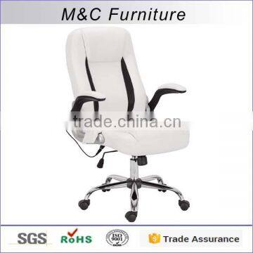 High quality white PU bodycare healthy massage office chair