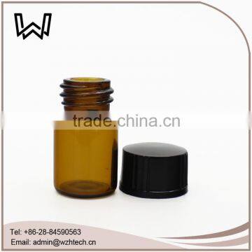 1/2 dram amber glass vials