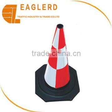 2016 hot sale 70cm reflective rubber traffic cone
