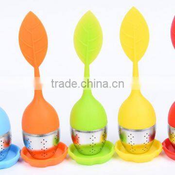 2016 Teapot Sweet Leaf Tea Infuser Best Silicone Tea Strainer