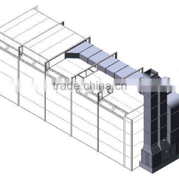 Guangdong JF MOQ 1set acceptable dust free bus truck spray booth