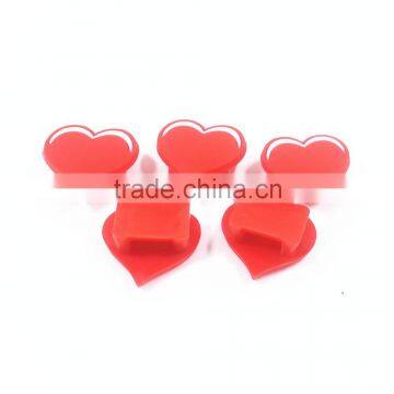 decorative heart shaped plastic shoe decoration shoelace charms for girls