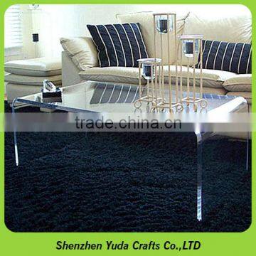 20mm cast perspex thick material modern clear acrylic living room table