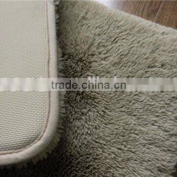 100% polyester microfiber plush floor carpet rugs