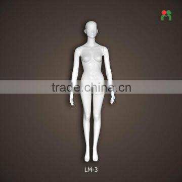 2014 fashion new fiberglass realistic female mannequin rubber mannequin lm-3