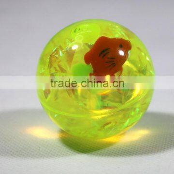 Factory Price 55mm Pvc Plastic Led Flashing Bouncy Water Ball Bouncing Toy Ball photo-5