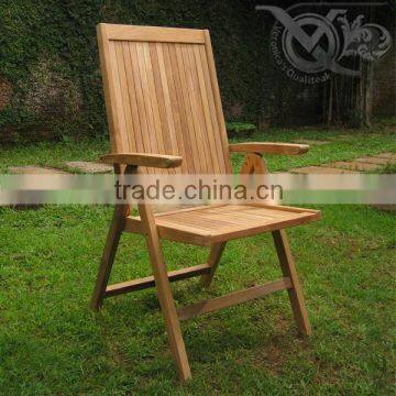 Teak Outdoor Reclining Chairs VRC 012