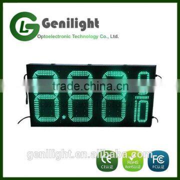 LED Gas Price Changer Sign 6" Green LED Gasoline Price Sign photo-2