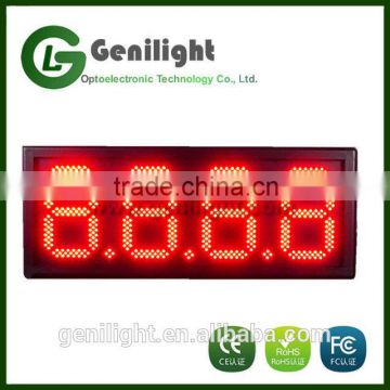 LED Gas Price Sign with complete aluminum Cabinet