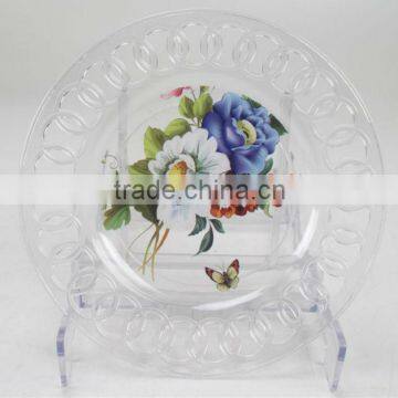 plastic round plate