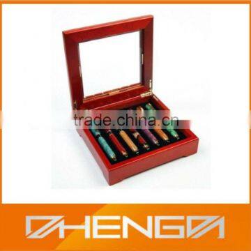 Hot!!! Customized Made-in-China Red Small Presentation Pens Box(ZDW13-P015)