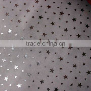 New Arrival 100% polyester bronzed fabric for decorative