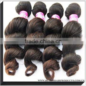 Superior quality 100% unprocessed peruvian hair, virgin remy peruvian hair loose wave hair