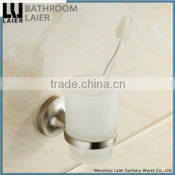 Furniture Zinc Alloy Brushed Nickel Bathroom Accessories Wall Mounted Tumbler Holder