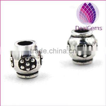 7.7x7.3mm thai silver spacer beads