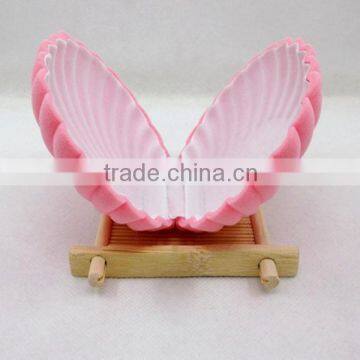 Velvet Shell Shape Box Shell Ring Box Velvet Packaging Box Ring Box photo-2