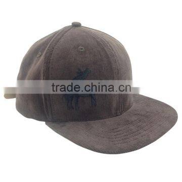 Unisex Custom Vintage Embroidered Corduroy Blank Baseball Snapback Cap Wholesale photo-6