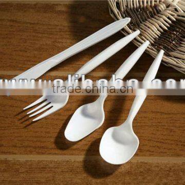 disposable pp plastic tableware cutlery, plastic spoon,plastic knife,plastic fork