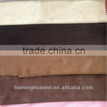 Warpknitting suede fabric for garment for shoes