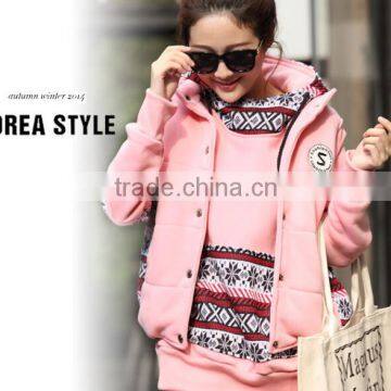 Winter Three-piece Sweater Suit for Pergnant Women, Warm Thick Maternity Clothes for Winter photo-2