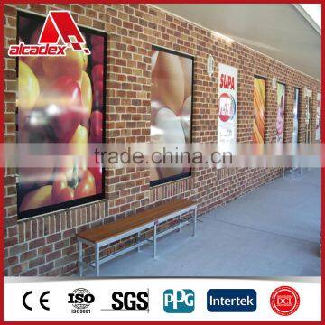 UV printing multiple colour publicity board aluminium composite panel