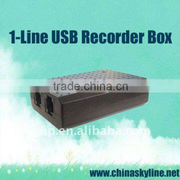 TYH8200,1 line usb voice recorder box/voice recordable box,support FSK and DTMF