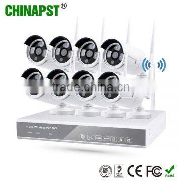 New Arrival H.264 Wireless CCTV System Security 8CH WiFi Wireless IP Camera Wireless 8CH NVR PST-WIPK08AH