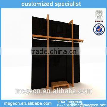 retail wall clothes display cabinet for shop