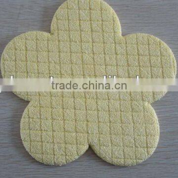 cup coaster microfiber+sponge