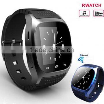 Waterproof Smartwatch M26 Bluetooth Smart Watch With LED Alitmeter Music Player Pedometer For Apple IOS Android Smart Phone 895