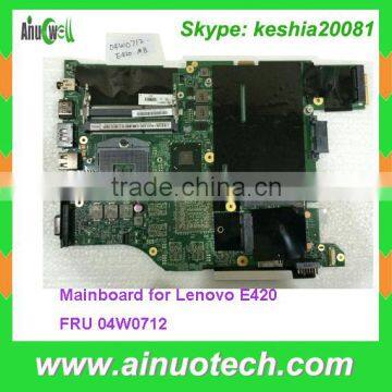 100% Brand New Laptop Mainboard for Lenovo E420 Laptop Motherboard FRU 04W0712 System Board CPU I7-3520UMA