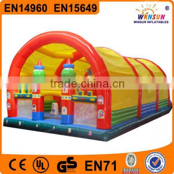 Indoor cozy Inflatable Attractions crocodile island combo