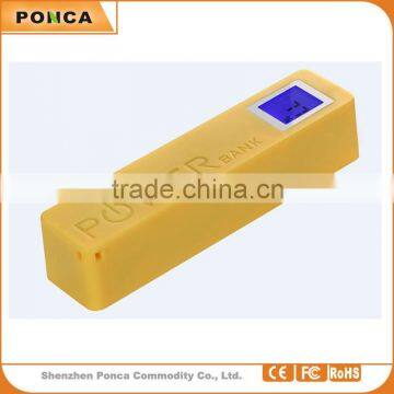 From Shenzhen supplier ,2015 Wholesale best selling Pocket usb portable Colorful mobile 2600mah power bank