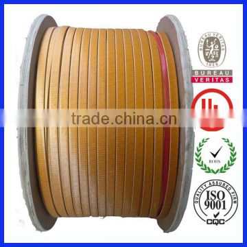 Glass-fiber covered aluminum colored magnet wire