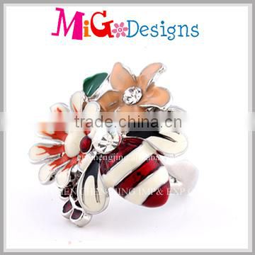 OEM Cute Beer Shaped Custom Monogram Ring