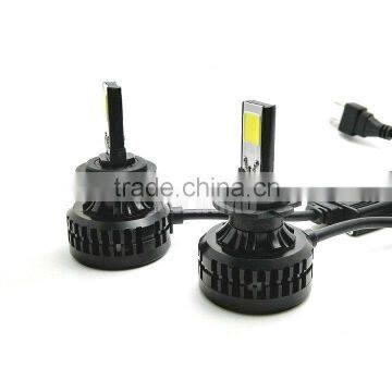 H7 Auto LED Headlight h1 9005 9006 hb3 hb4 h8 h9 h11 cob 33W LED headlight led headlamp bulbs ballasts and fans all in 1 set