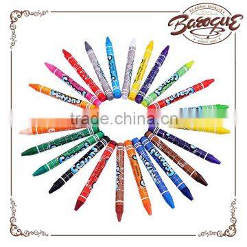 Art Supplier Wholesale Bulk 90mm*0.8mm Non-Toxic Baby Wax Crayon