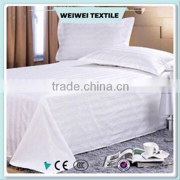 100% cotton satin stripe fabric used for hotels