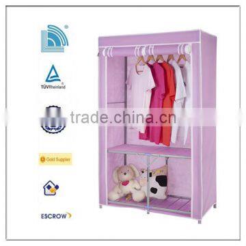 2014 home storage wardrobe solid wood Cloth Wardrobe