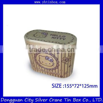 Decorative cookie tin canister