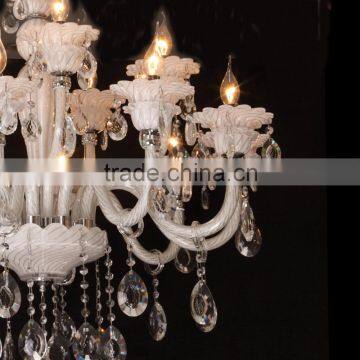 White Glass Home Decoration Chandeliers photo-3
