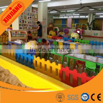 Factory direct sale indoor playground kids plastic fence