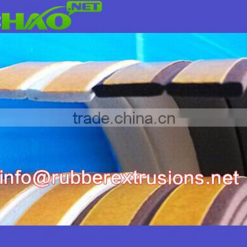 I shape rubber sponge self adhesive seal strip for door and window