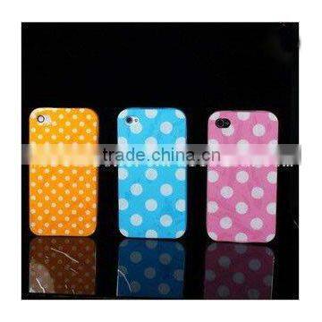 Wave point design silicone covers for iphone 4 4S