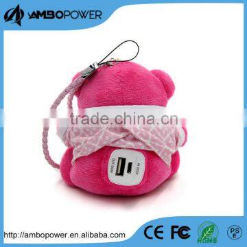 cute teddy model bear shenzhen power bank factory