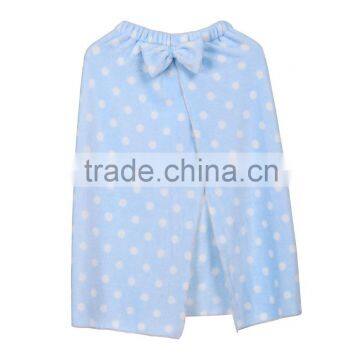 Lady Blue Thin Terry Bathrobe With Hook and Loop photo-4