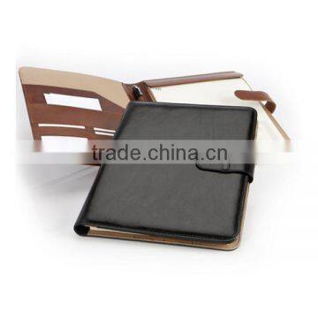 A4 presentation leather folio folder